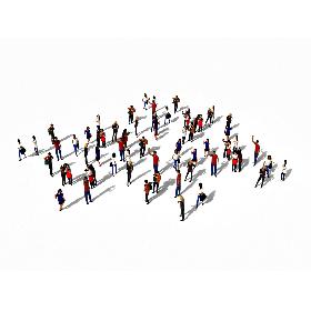 Low Poly Urban People Pack model